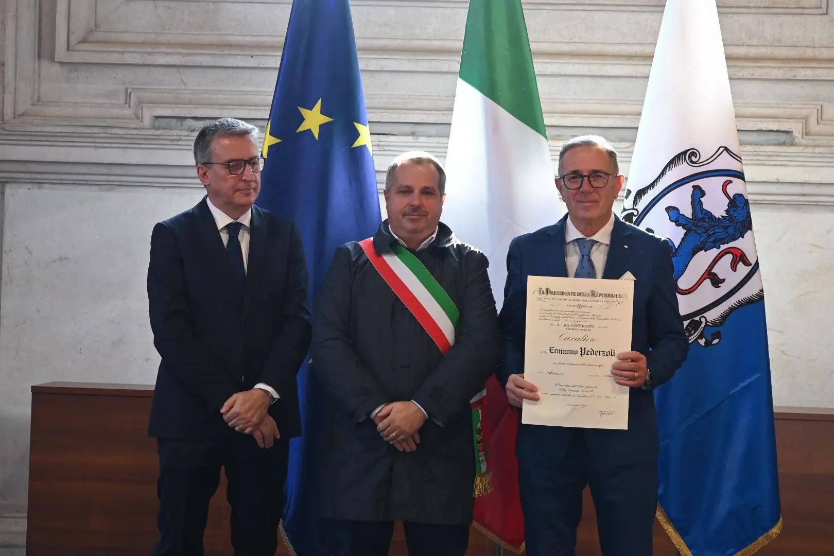 4 novembre, la consegna delle onorificenze al merito