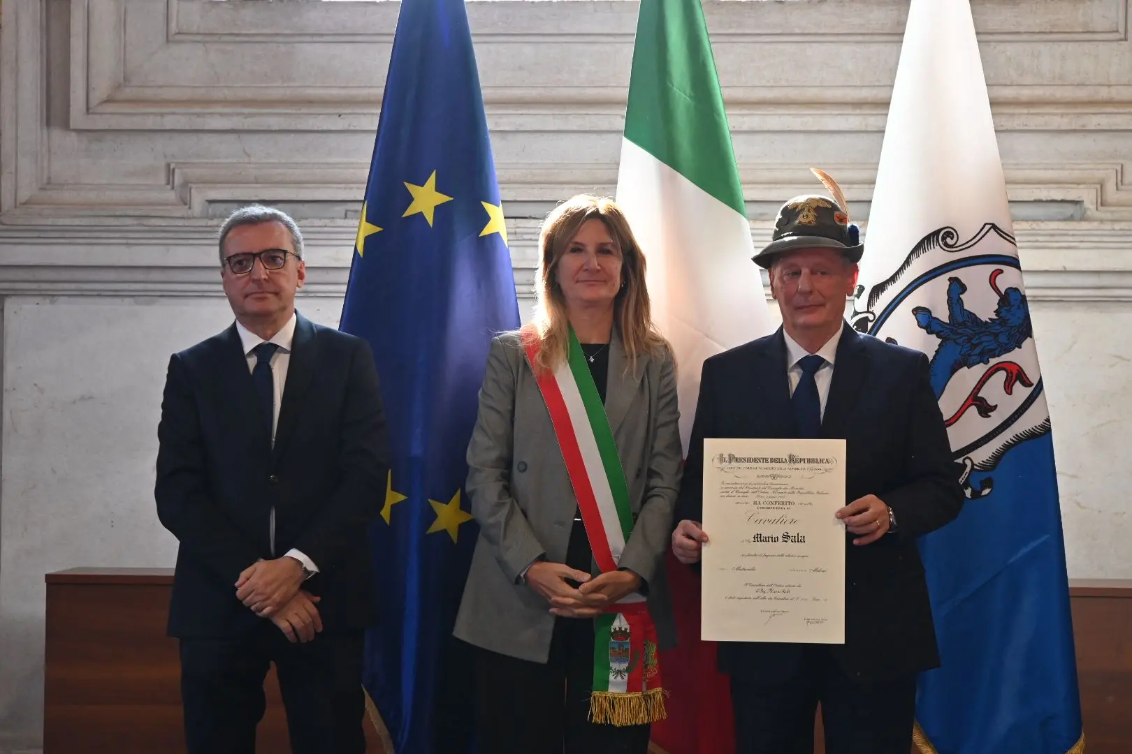 4 novembre, la consegna delle onorificenze al merito