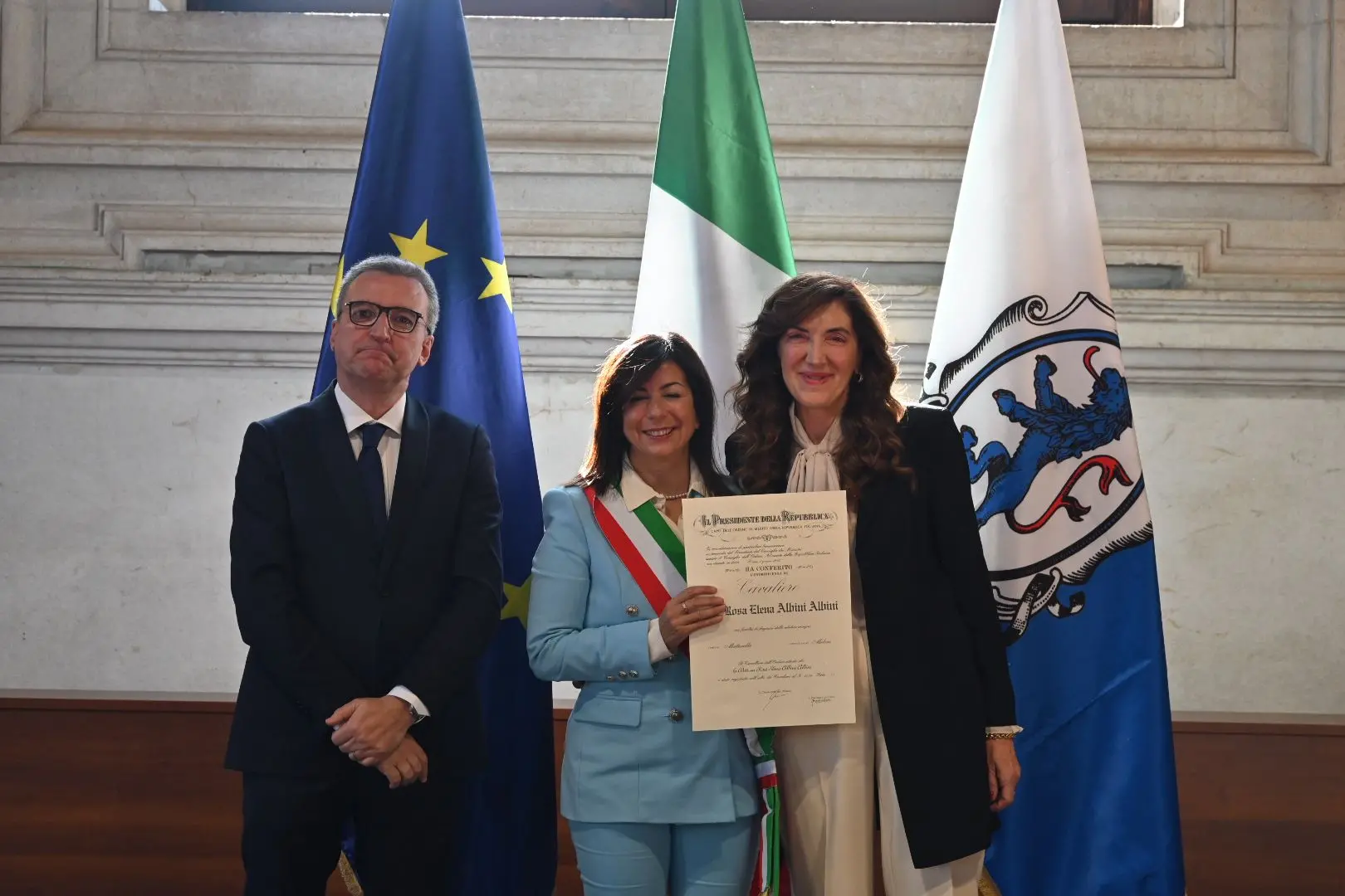 4 novembre, la consegna delle onorificenze al merito