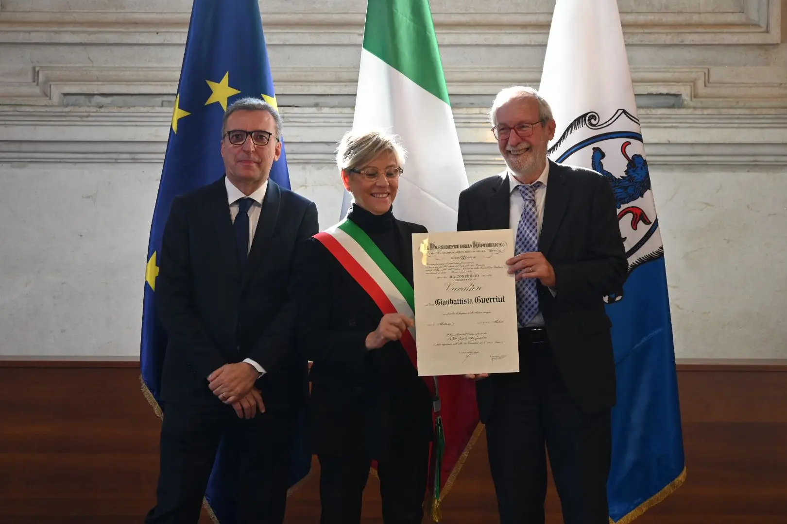 4 novembre, la consegna delle onorificenze al merito