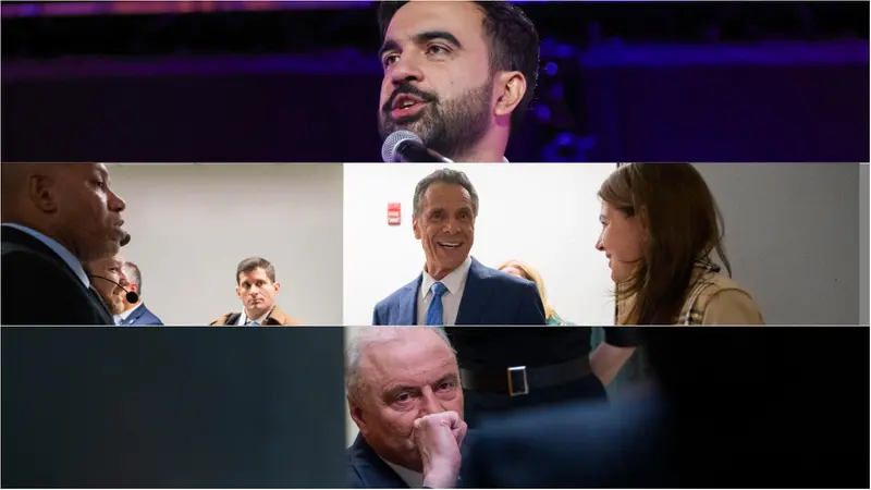 I tre candidati sindaco per New York - Foto Ansa © www.giornaledibrescia.it