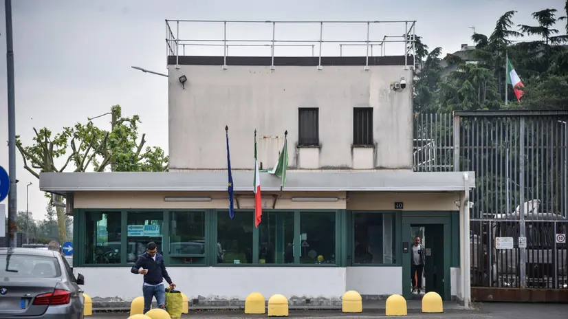 L’imngresso al carcere di Opera il giorno del maxiprocesso Hydra, Milano 20 Maggio 2025 ANSA/MATTEO CORNER