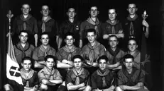 Aquile randagie, una foto di gruppo del 1935