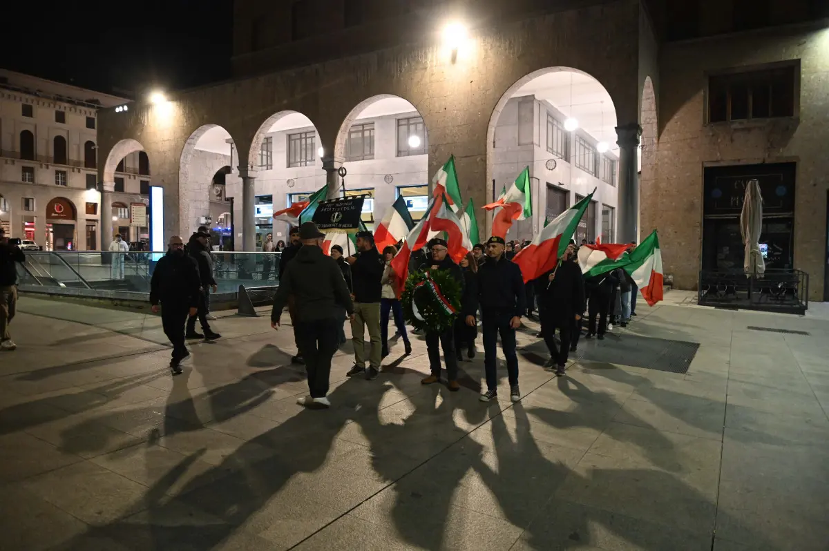 La manifestazione di Brescia Identitaria