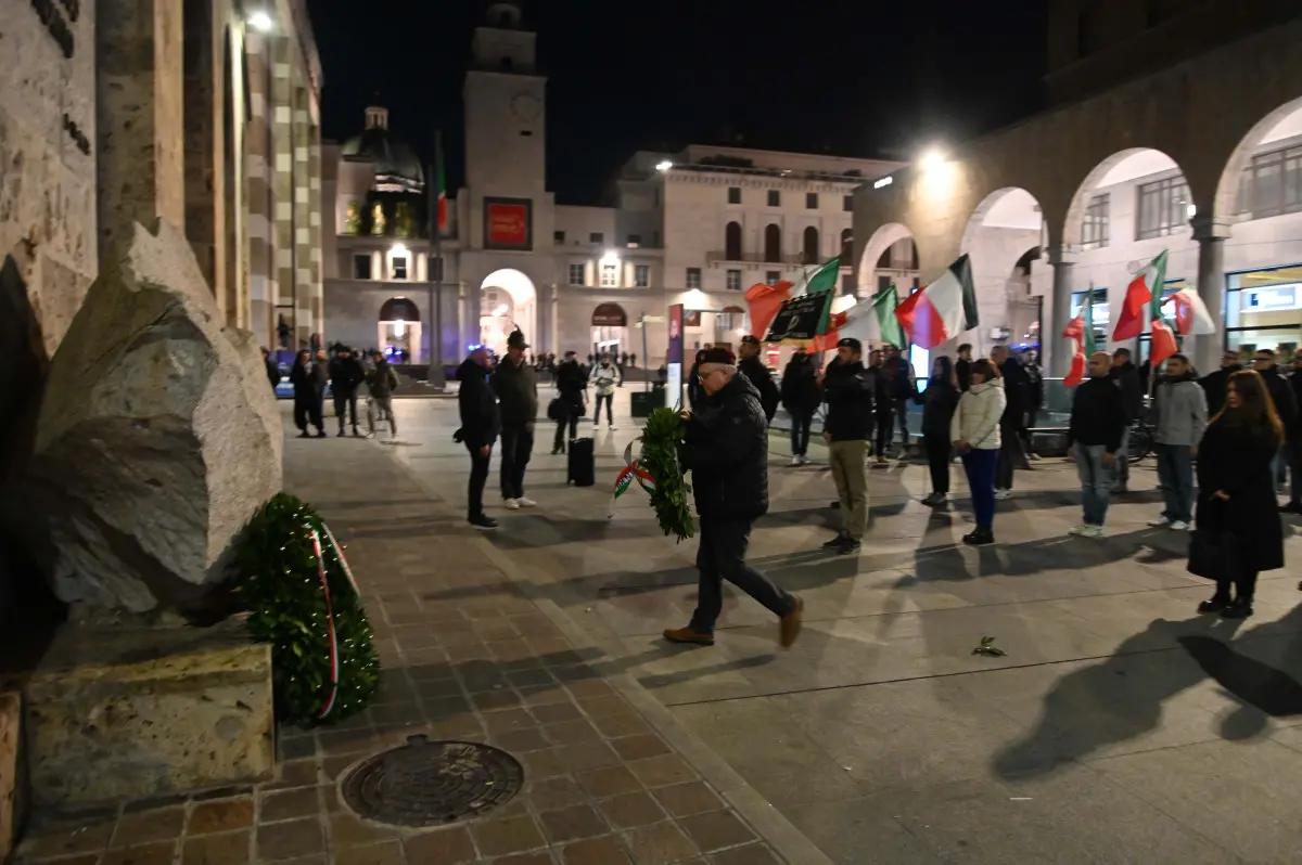 La manifestazione di Brescia Identitaria