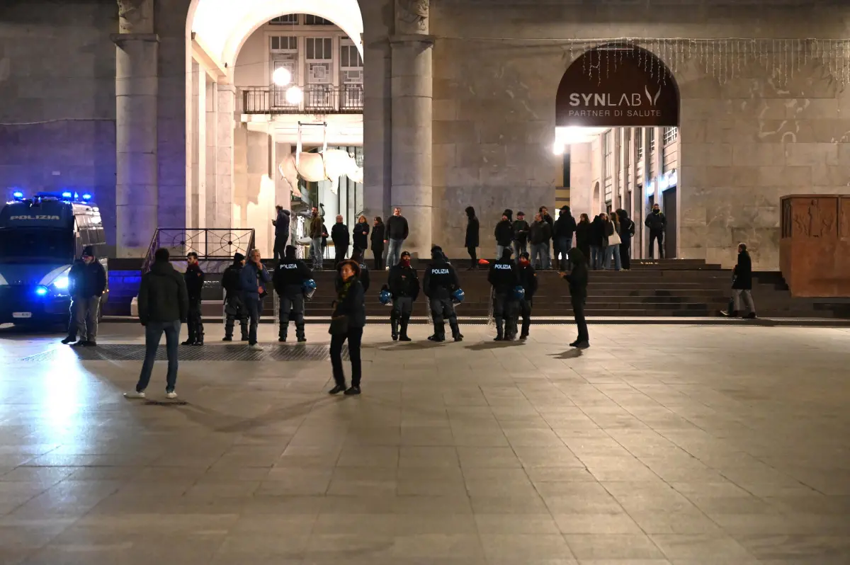 La manifestazione di Brescia Identitaria