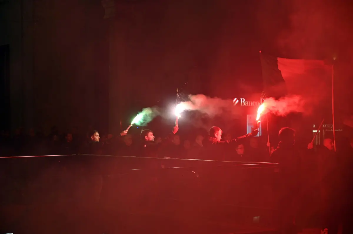 La manifestazione di Brescia Identitaria