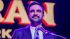 epa12504014 Mayor-elect of New York City Zohran Mamdani speaks during an election night party hosted by the Democratic nominee in the Brooklyn borough of New York, USA, 4 November 2025. Mamdani has defeated Andrew Cuomo to win the New York mayoral election. EPA/SARAH YENESEL