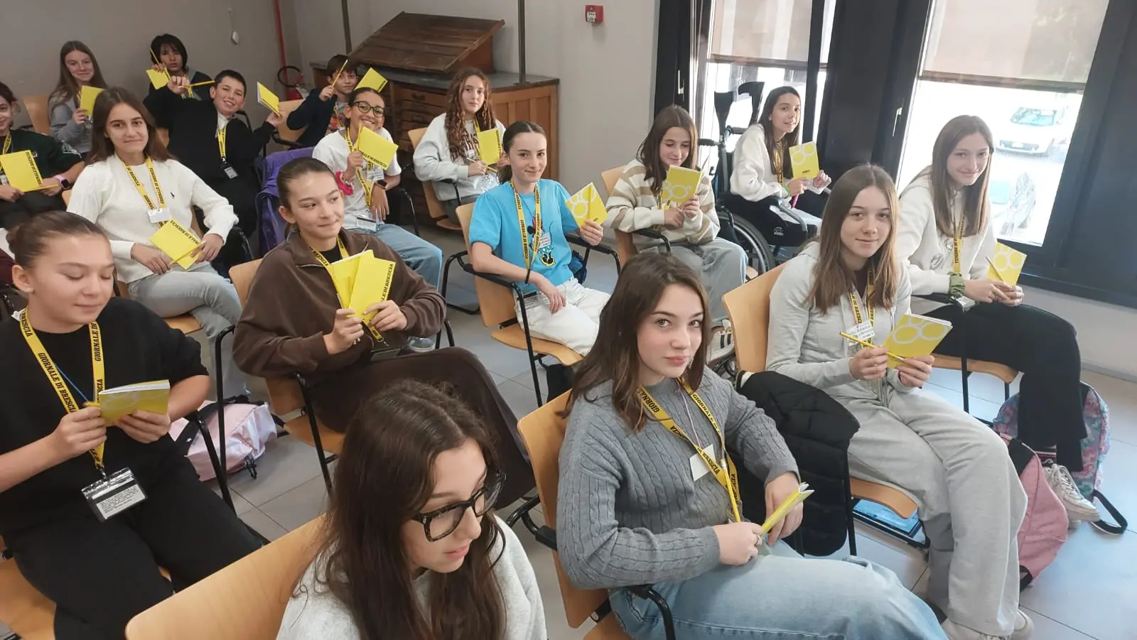 La 2A e la 2B dell'istituto Einaudi di Sale Marasino visitano il GdB