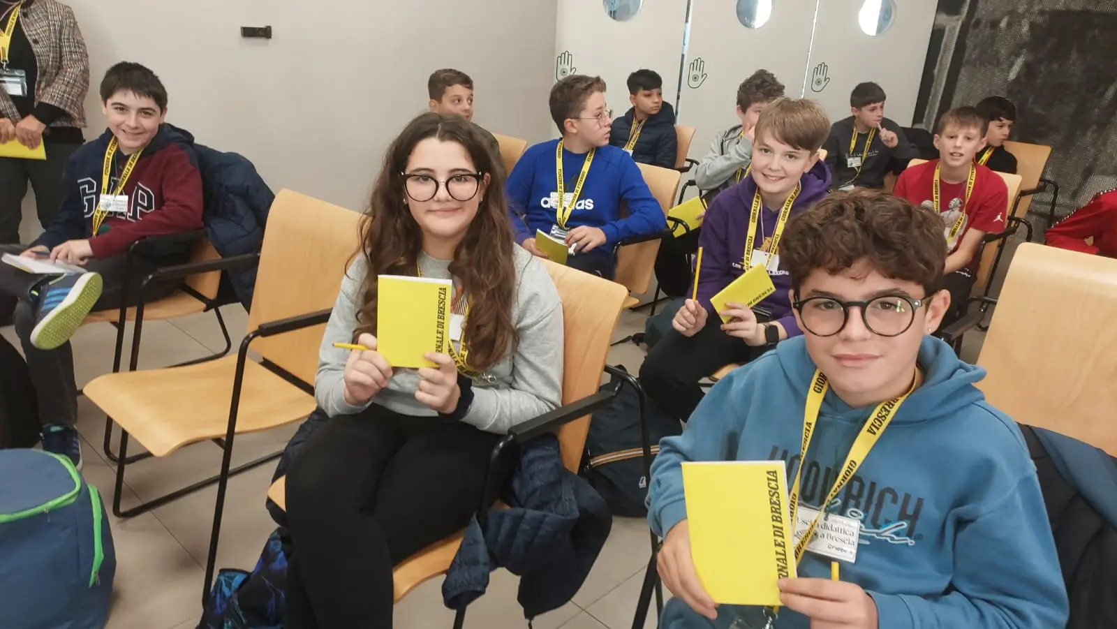 La 2A e la 2B dell'istituto Einaudi di Sale Marasino visitano il GdB