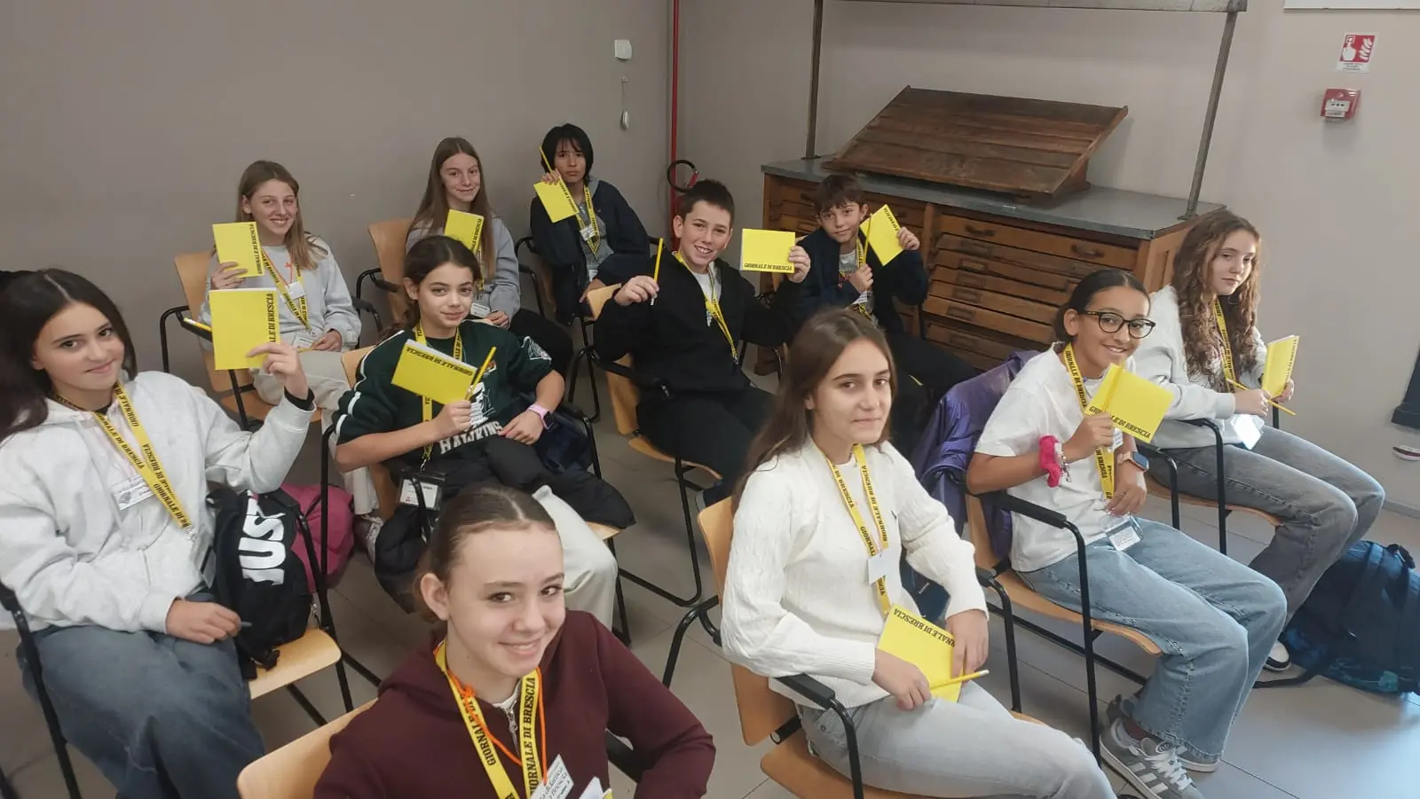 La 2A e la 2B dell'istituto Einaudi di Sale Marasino visitano il GdB