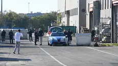 La Polizia sul luogo dell'accaduto - Foto Marco Ortogni/Neg © www.giornaledibrescia.it