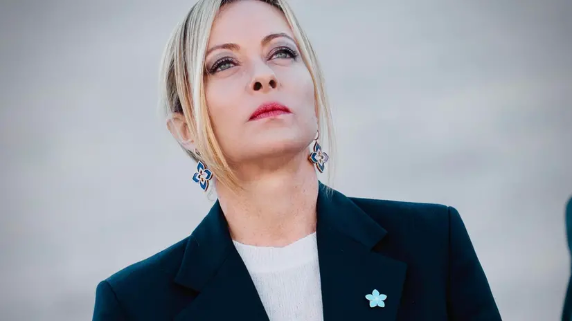 La presidente dl Consiglio Giorgia Meloni in occasione della cerimonia all'Altare della Patria per la Giornata dell'Unità Nazionale e delle Forze Armate, Roma 4 novembre 2025. Filippo Attili - ufficio stampa Palazzo Chigi ++FOTO DIFFUSA DALL'UFFICIO STAMPA DI PALAZZO CHIGI - USARE SOLO PER ILLUSTRARE OGGI LA NOTIZIA INDICATA NEL TITOLO - NON ARCHIVIARE FOTO NON IN VENDITA - DA USARE SOLO PER FINI GIORNALISTICI - NPK+++