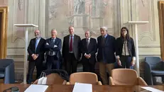 La conferenza stampa - © www.giornaledibrescia.it