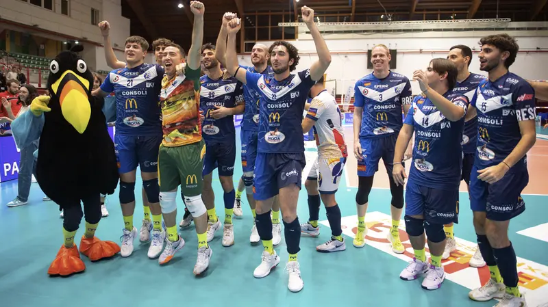 I giocatori della Consoli - © www.giornaledibrescia.it