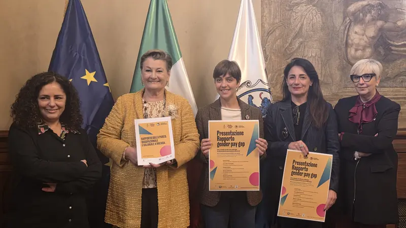 Da sinistra: Parisi, Gandolfi, Frattini, Bannò ed Edalisi © www.giornaledibrescia.it