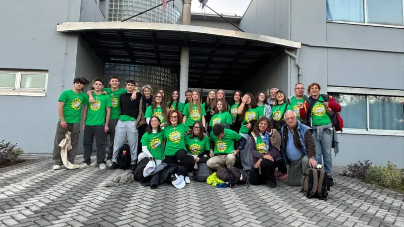 Gli studenti del Gigli di Rovato © www.giornaledibrescia.it