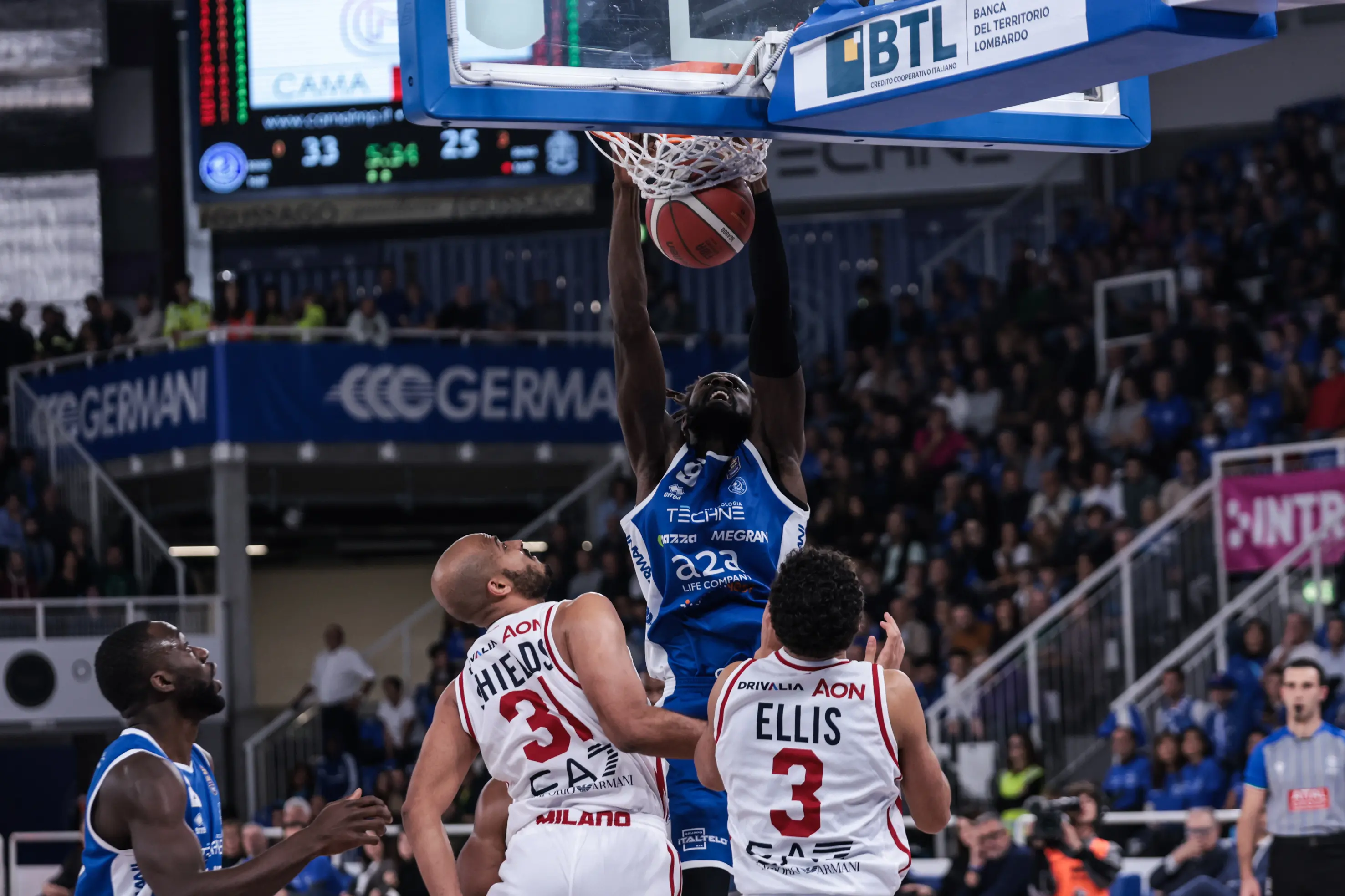 La Germani affronta l'Olimpia Milano