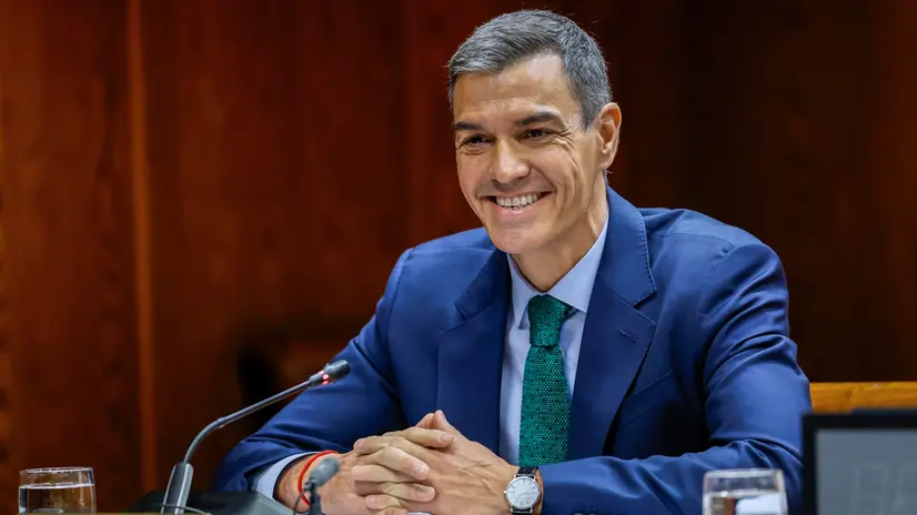 epa12492567 Spain's Prime Minister Pedro Sanchez is seen moments before the start of the Senate commission of inquiry on the Koldo Case in Madrid, Spain, 30 October 2025. Pedro Sanchez will be appearing before the Senate commission of inquiry on the Koldo case involving the socialist party. Former Minister Jose Luis Abalos, his adviser Koldo Garcia, and the Socialist Party's former Secretary of Organization Santos Cerdan are being investigated in an alleged corruption case within the Socialist Party. EPA/Chema Moya
