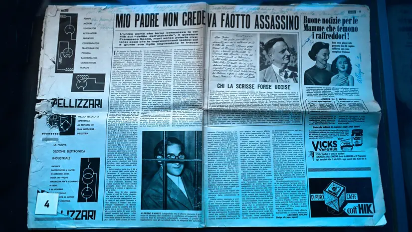 Una pagina di giornale in mostra all'archivio di Stato - Foto New Reporter Favretto © www.giornaledibrescia.it