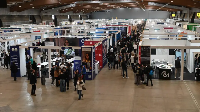 Inaugurata la seconda edizione di Domani Lavoro - Foto Gabriele Strada/Neg © www.giornaledibrescia.it