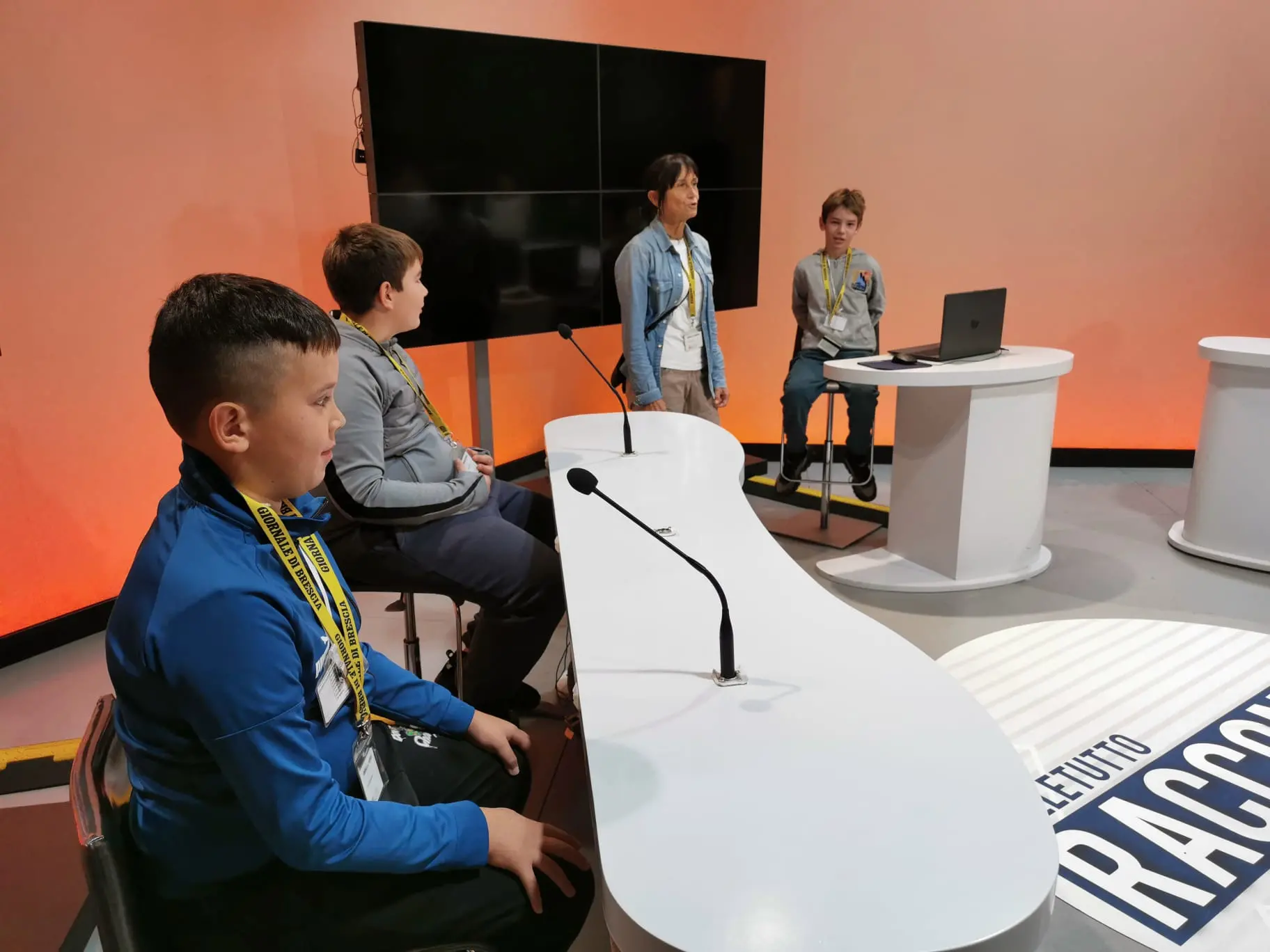 La quinta A della scuola primaria di Lograto in visita al GdB