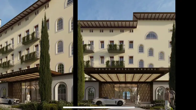 Come sarà il Grand Hotel - © www.giornaledibrescia.it