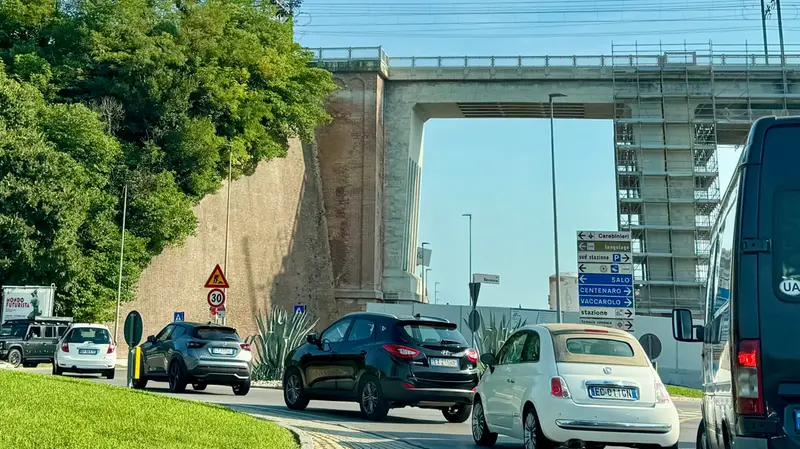 Lavori al viadotto - © www.giornaledibrescia.it