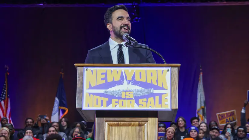 Zohran Mamdani - Foto Ansa © www.giornaledibrescia.it