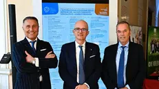 Da sinistra Michele De Tavonatti, Severino Gritti, Alberto Perani - © www.giornaledibrescia.it