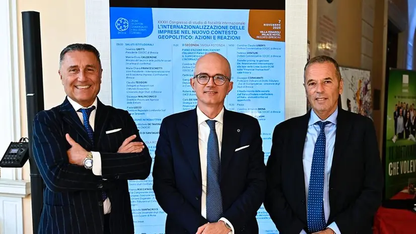 Da sinistra Michele De Tavonatti, Severino Gritti, Alberto Perani - © www.giornaledibrescia.it