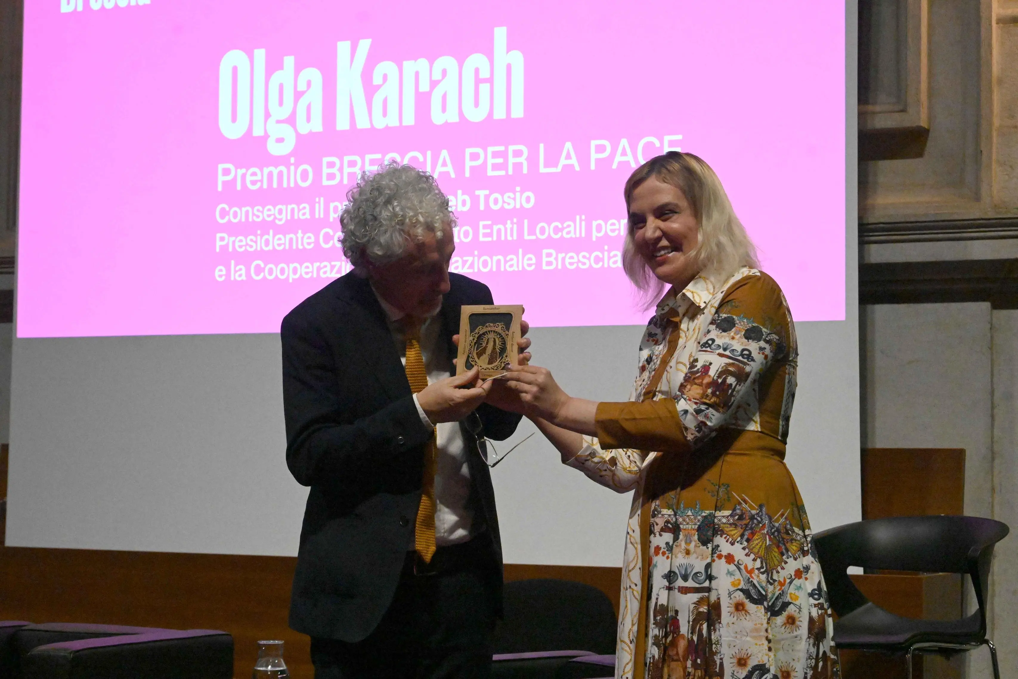 Festival della Pace: l'inaugurazione in Loggia