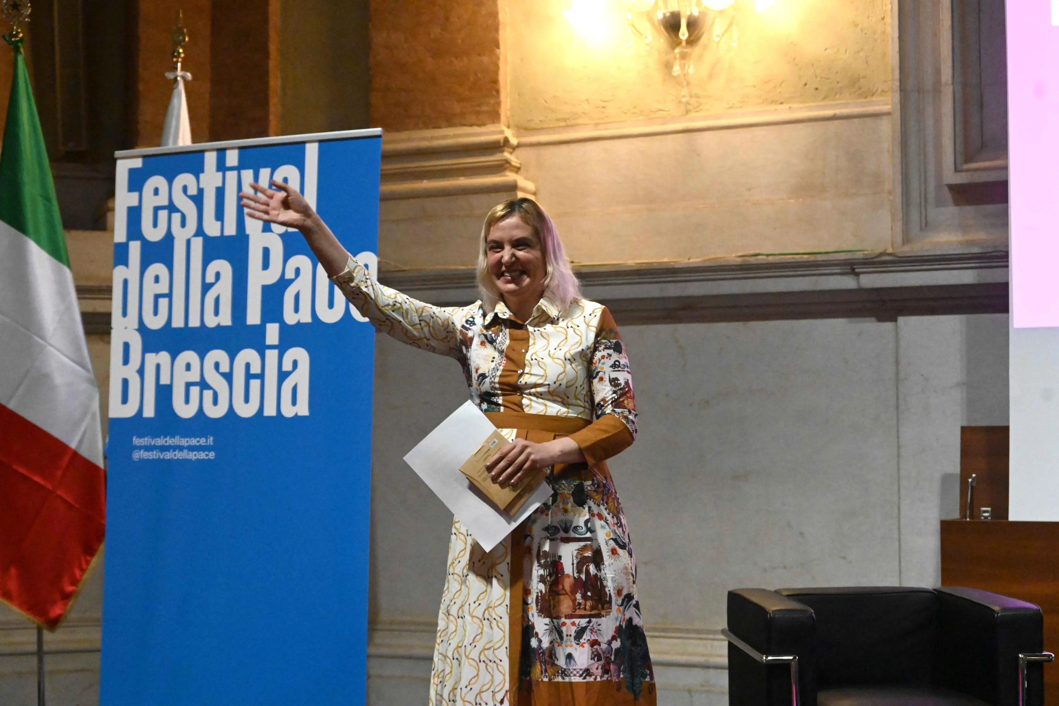 Festival della Pace: l'inaugurazione in Loggia