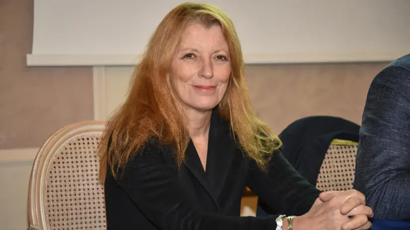 Michela Brambilla all’iniziativa “Con Centro Popolare, Noi Moderati cresce” a Palazzo Bovara, Milano 10 Novembre 2024 ANSA/MATTEO CORNER