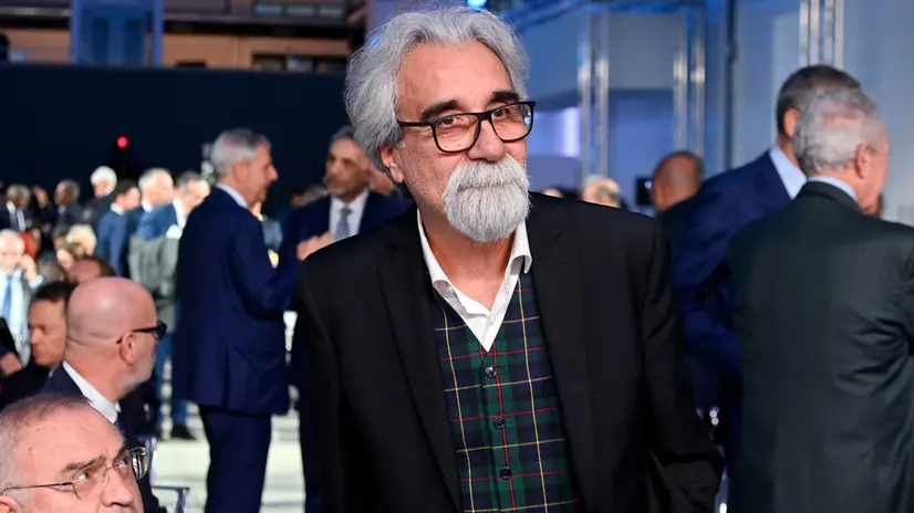 Beppe Vessicchio durante la presentazione del calendario 2025 della Polizia di Stato, Roma, 23 febbraio 2023. ANSA/RICCARDO ANTIMIANI