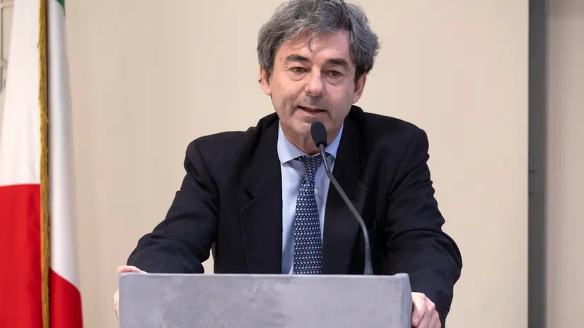 Cesare Parodi presidente ass. nazionale Magistrati al convegno (In)separabili pm e giudici alla prova dell’equa distanza Roma, 18 marzo 2025 ANSA/MASSIMO PERCOSSI