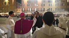 La Messa in suffragio di mons. Giulio Sanguineti