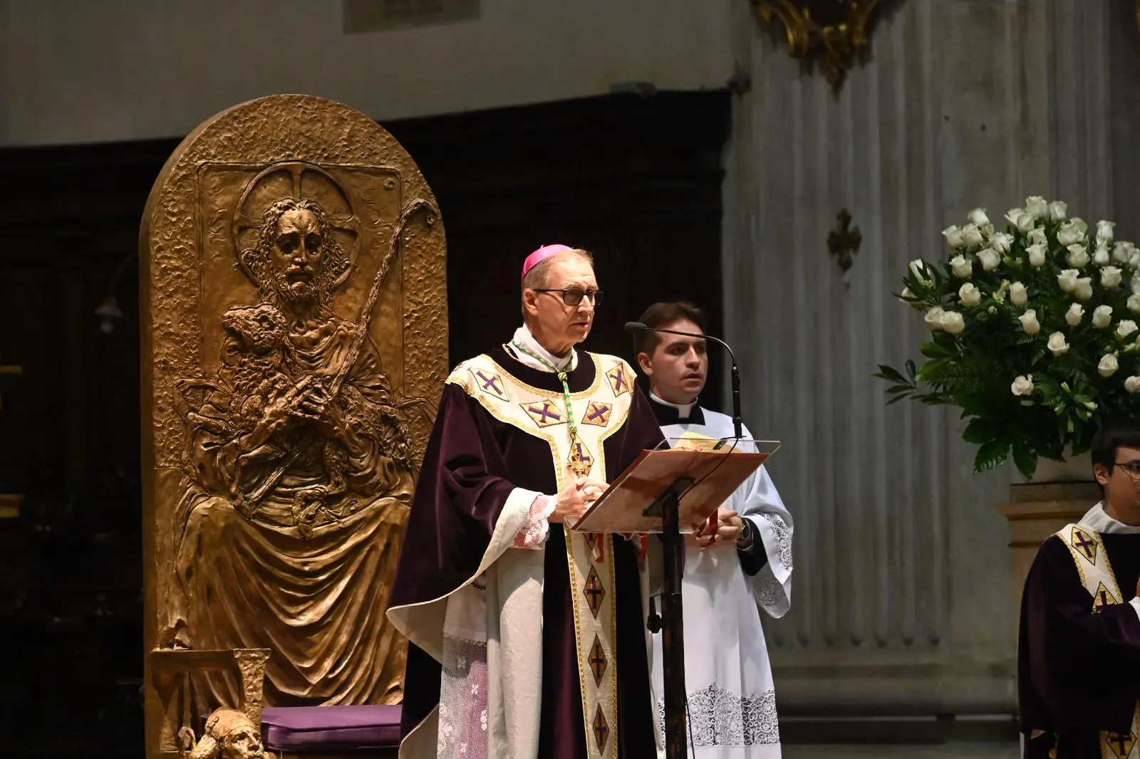 La Messa in suffragio di mons. Giulio Sanguineti