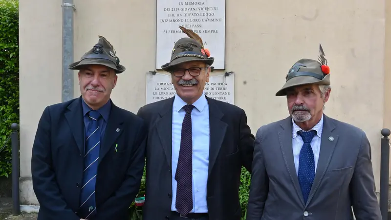 Da sinistra Ciro Ballardini, Enzo Rizzi e Sergio Poinelli