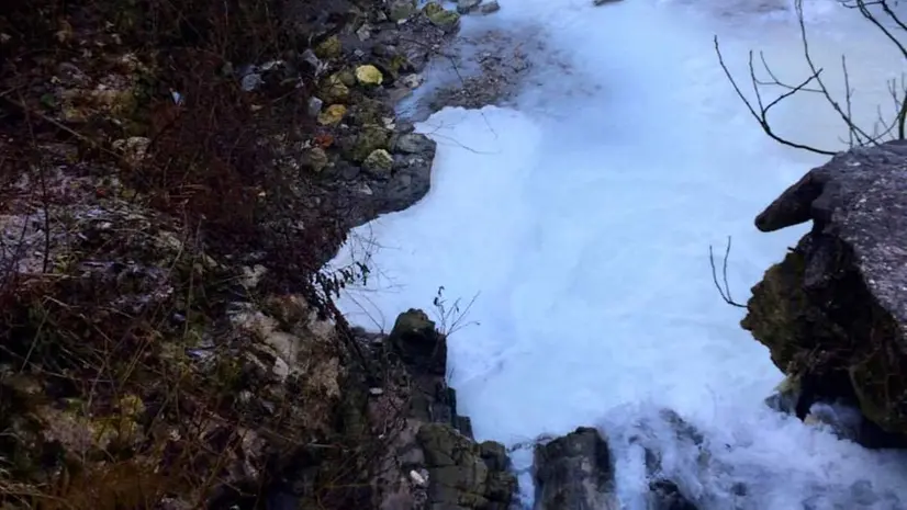 Il torrente Gobbia qualche anno fa - © www.giornaledibrescia.it