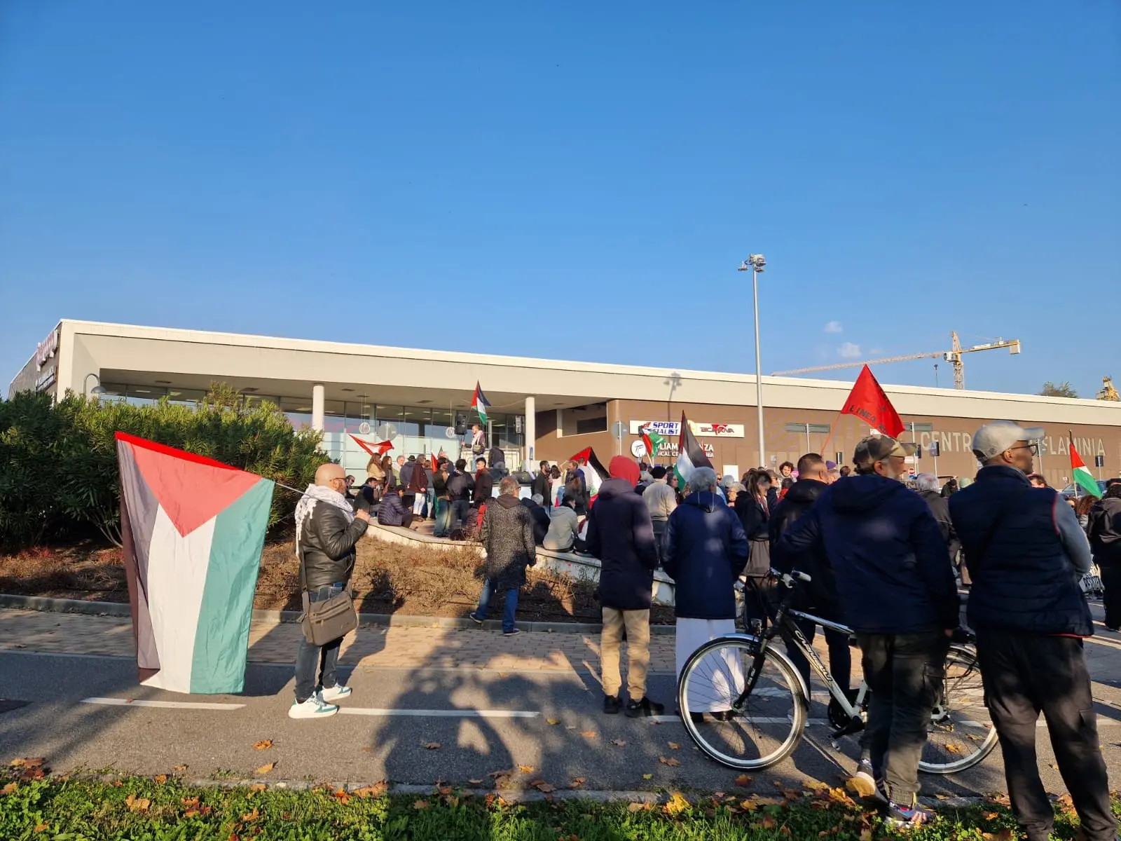 La manifestazione Pro Pal a Brescia