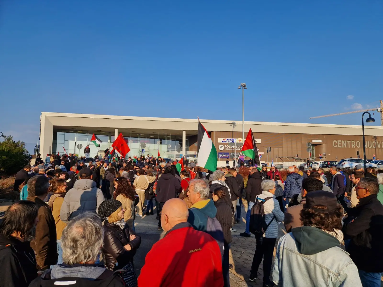 La manifestazione Pro Pal a Brescia