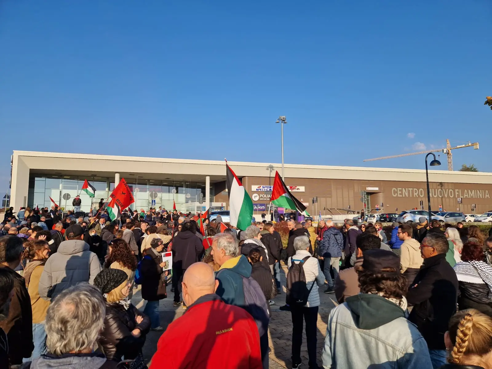 La manifestazione Pro Pal a Brescia