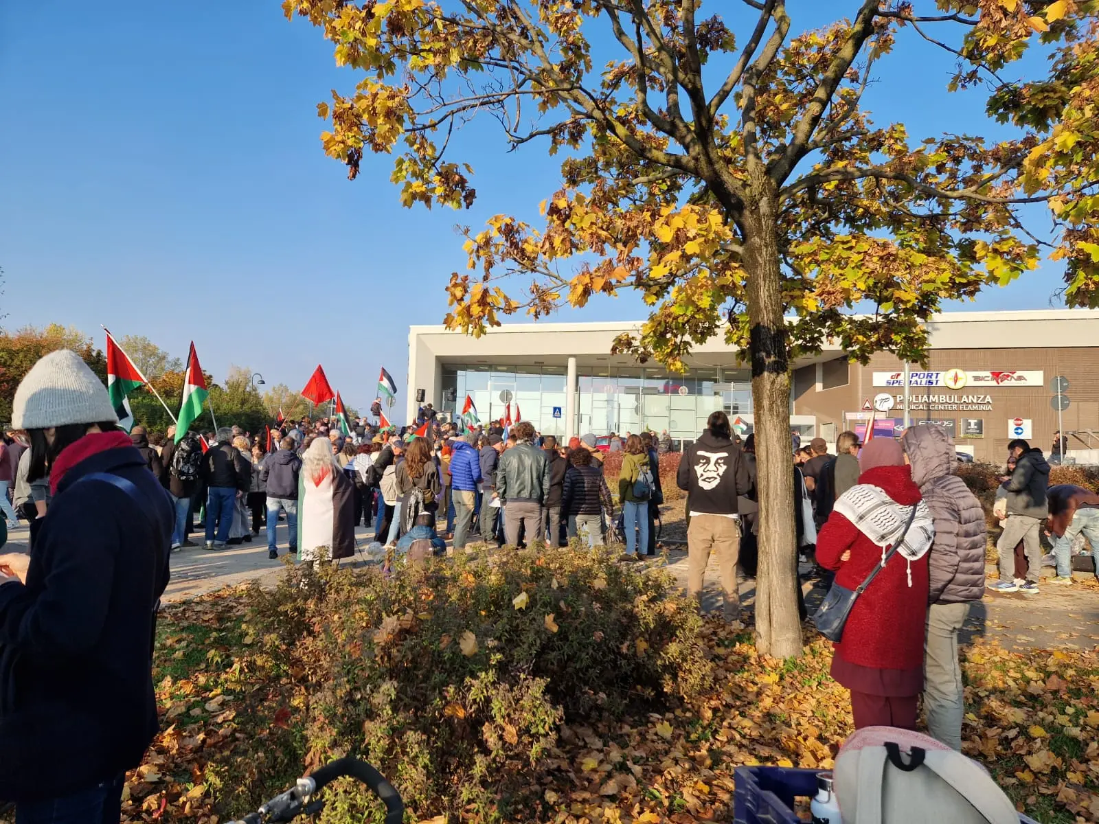 La manifestazione Pro Pal a Brescia