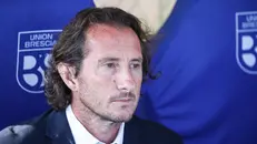 Aimo Diana in panchina oggi al Rigamonti - Foto New Reporter Nicoli © www.giornaledibrescia.it