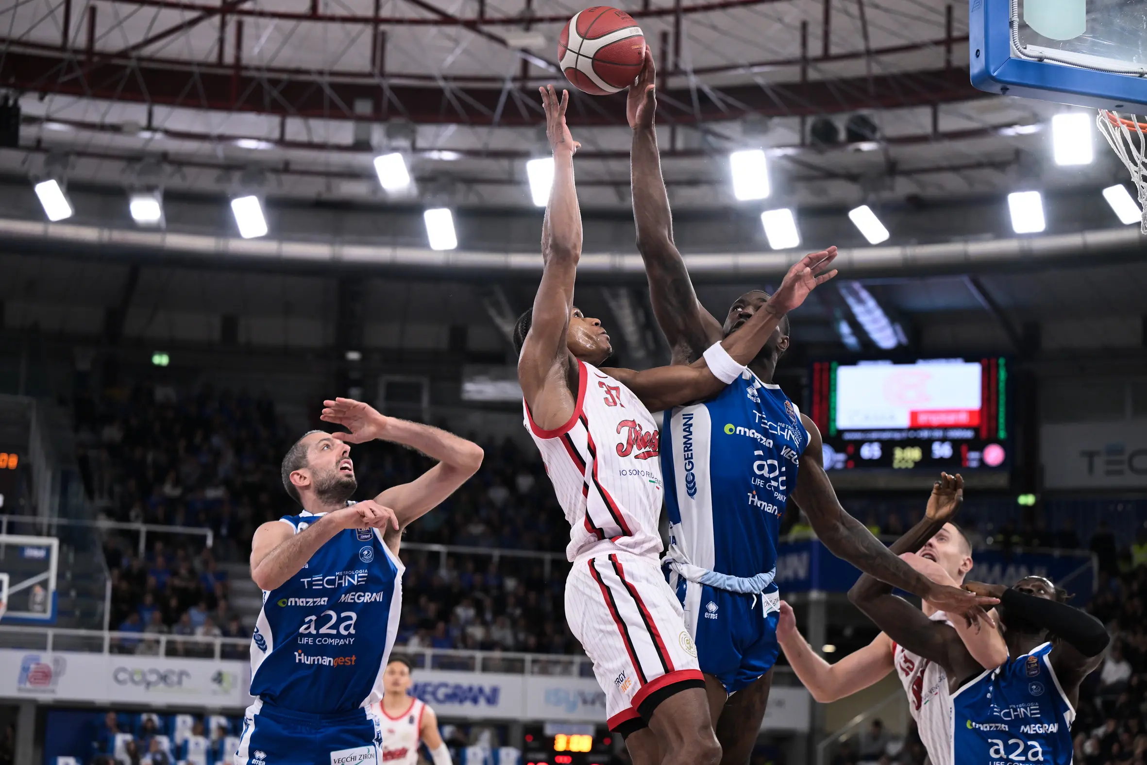 Basket, gli scatti di Germani-Trieste