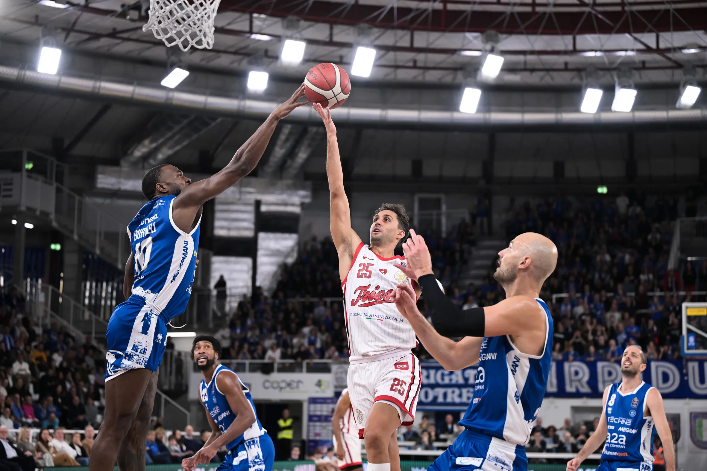Basket, gli scatti di Germani-Trieste
