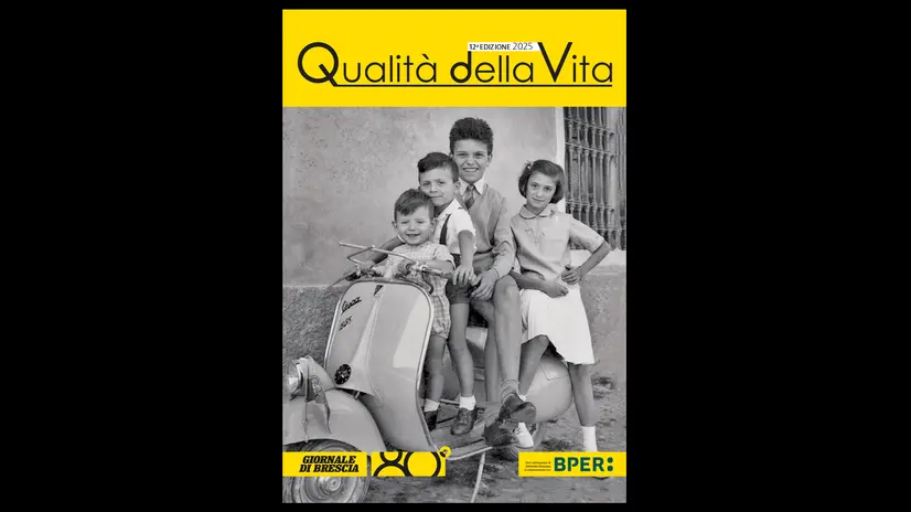 La copertina della dodicesima edizione della Qualità della vita © www.giornaledibrescia.it