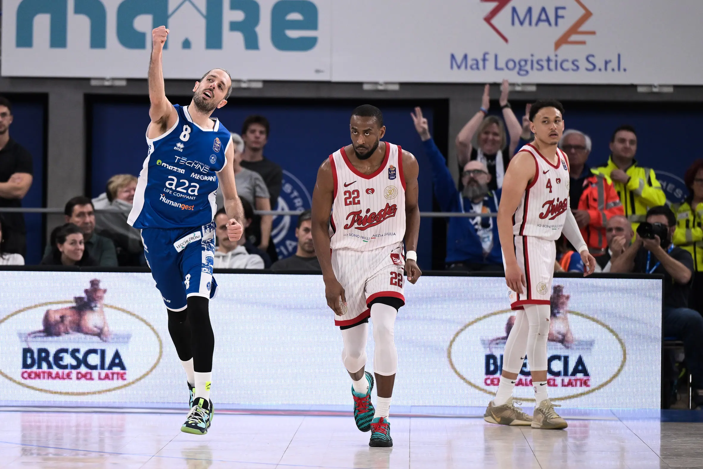 Basket, gli scatti di Germani-Trieste