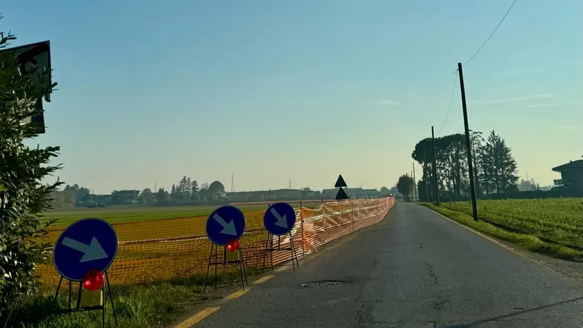 I lavori sulla Sp 25 tra Esenta e Cunettone - © www.giornaledibrescia.it